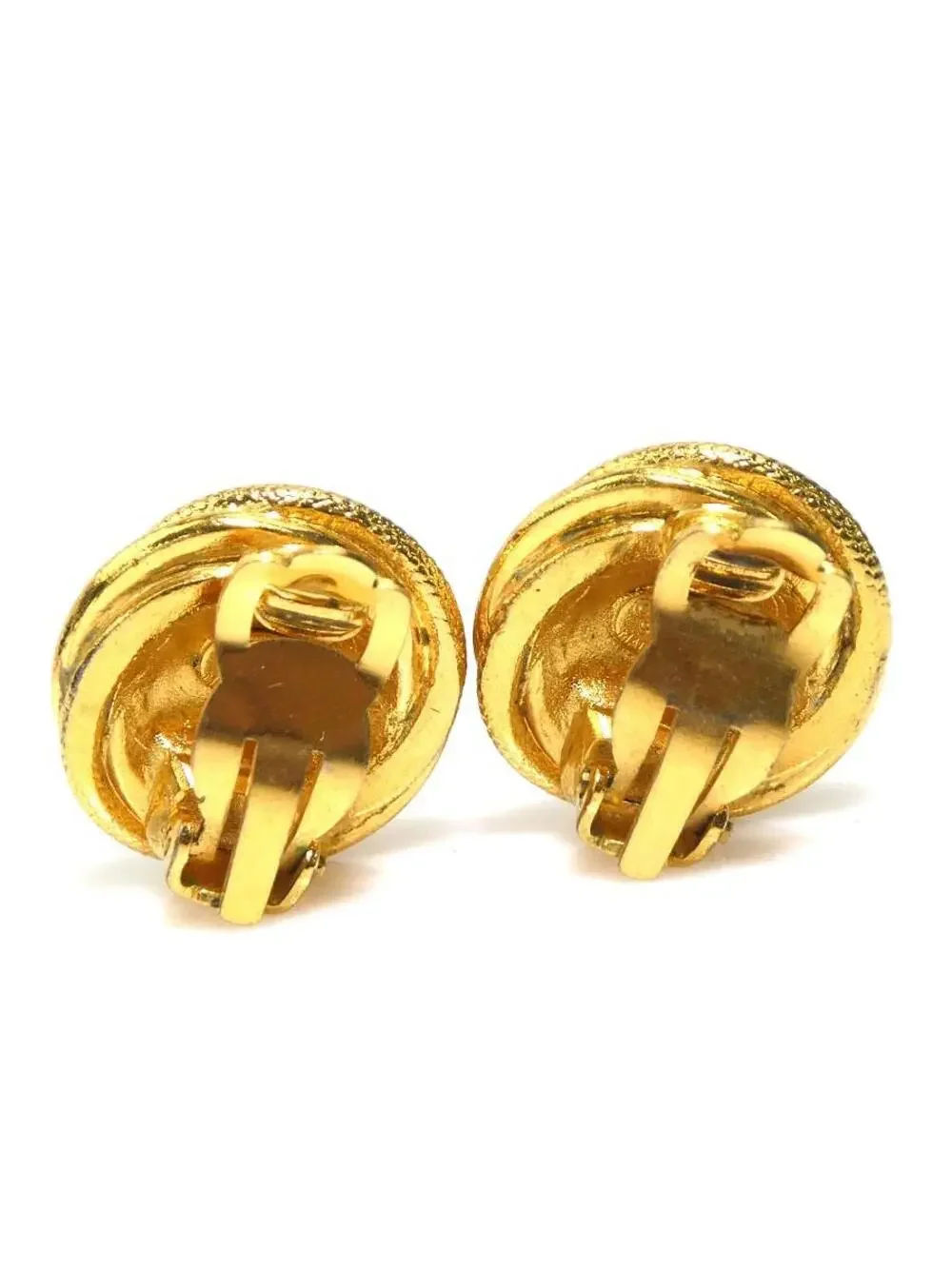 Auth Chanel Cc Logo Clip On Earrings #293526C35B  display picture 1